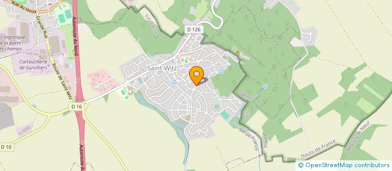 localisation de l'entreprise SWI à SAINT-WITZ