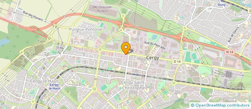 localisation de l'entreprise SWI SHIPPING  CERGY