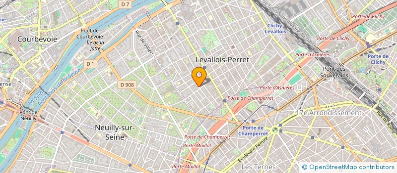 localisation de l'entreprise SWICH LE GRILL à LEVALLOIS-PERRET
