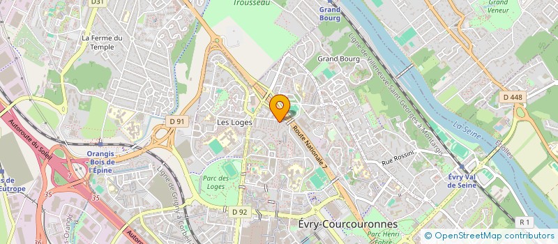 localisation de l'entreprise SWICY HOLDING  EVRY-COURCOURONNES