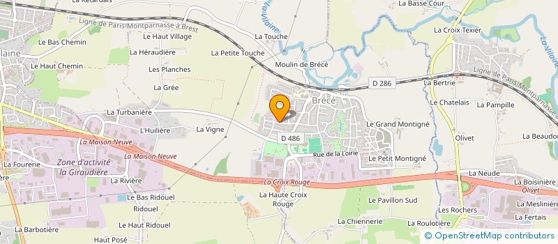 localisation de l'entreprise SWID  BRECE