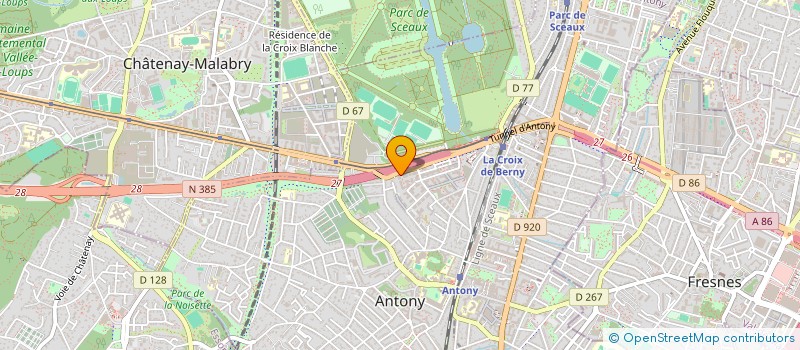 localisation de l'entreprise SWIFT & SECURE LOGISTICS à ANTONY