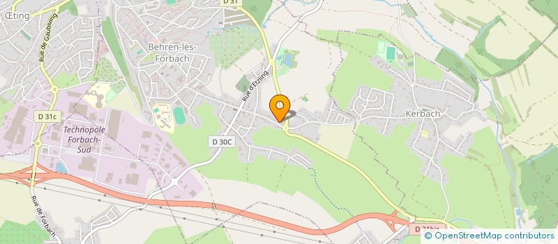 localisation de l'entreprise SWILM  BEHREN-LES-FORBACH