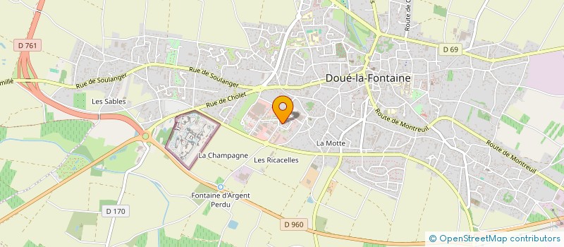localisation de l'entreprise SWIM FORME à DOUE-EN-ANJOU