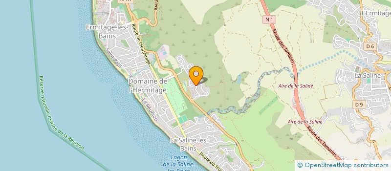 localisation de l'entreprise SWIM RUN REUNION  SAINT-PAUL