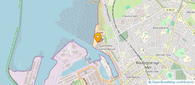 localisation de l'entreprise SWIMMING CLUB BOULOGNE à BOULOGNE-SUR-MER