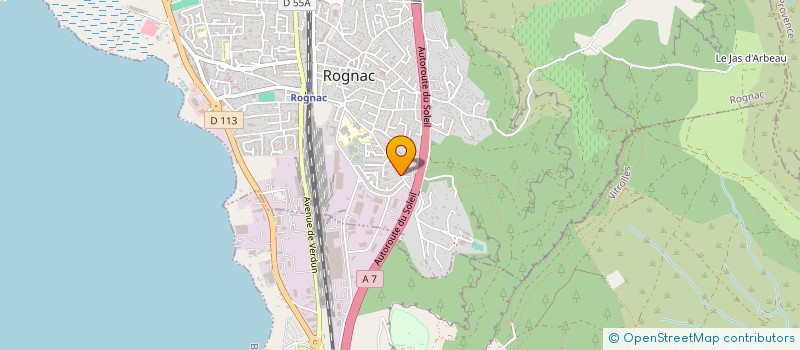 localisation de l'entreprise SWIMMING-COOL  ROGNAC