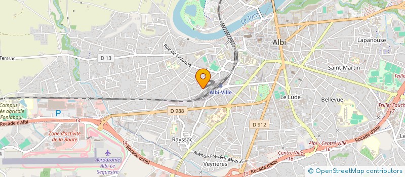 localisation de l'entreprise SWIMRUN & BIKE à ALBI