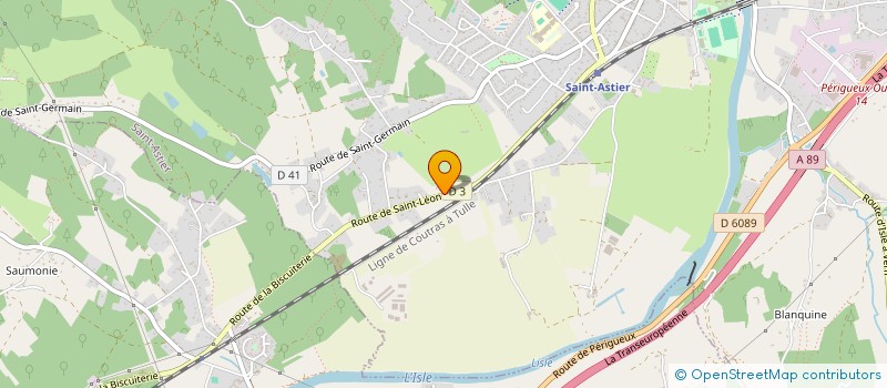 localisation de l'entreprise SWIMTRI  SAINT-ASTIER