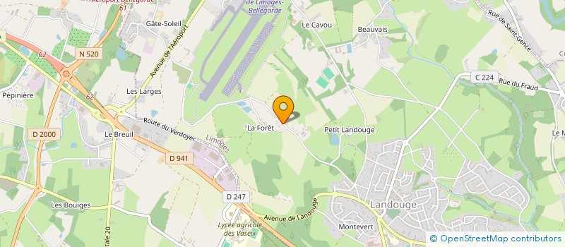 localisation de l'entreprise SWIN GOLF DE LIMOGES à LIMOGES