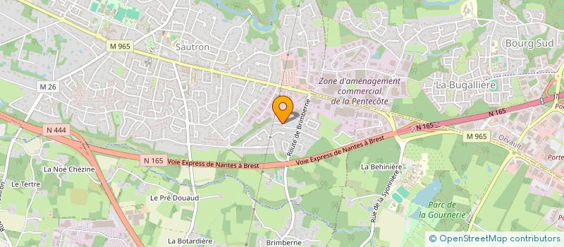 localisation de l'entreprise SWIN GROUP à SAUTRON