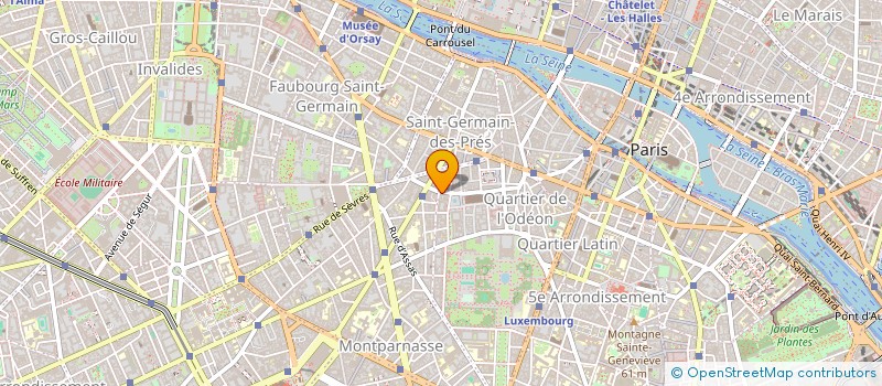 localisation de l'entreprise SWIN ON LINE à PARIS