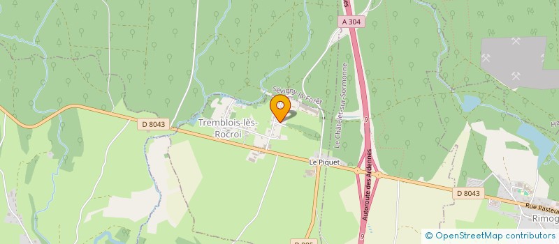 localisation de l'entreprise SWINAT  TREMBLOIS-LES-ROCROI