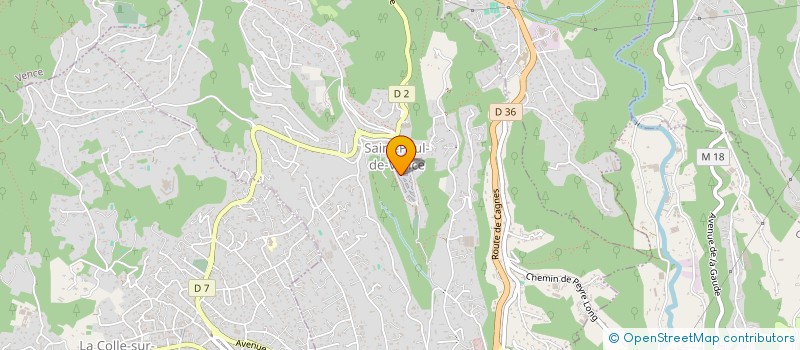 localisation de l'entreprise SWING à SAINT-PAUL-DE-VENCE