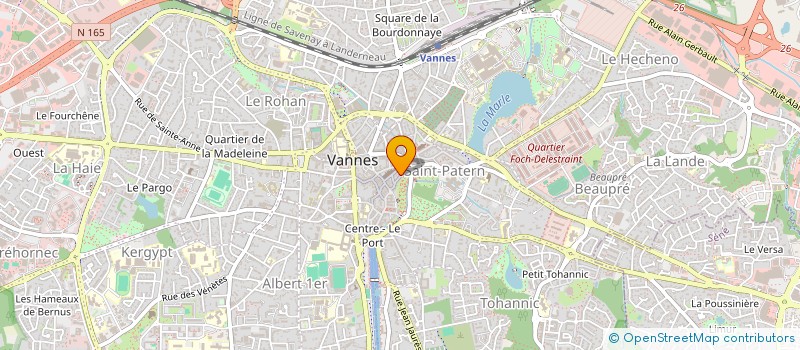 localisation de l'entreprise SWING à VANNES