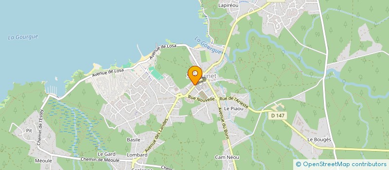 localisation de l'entreprise SWING ARCHITECTES  SANGUINET