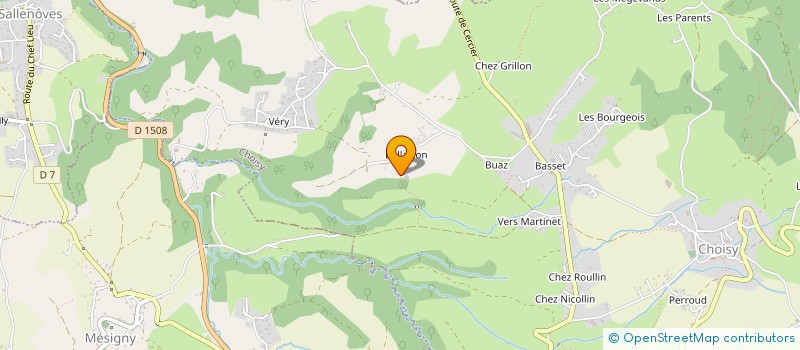 localisation de l'entreprise SWING ART CONCEPT  CHOISY