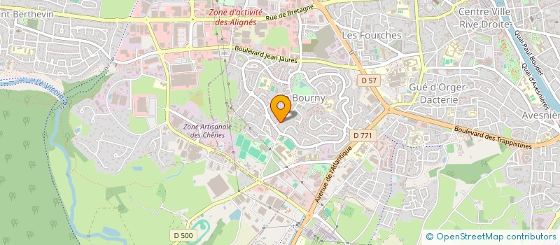 localisation de l'entreprise SWING CLUB à LAVAL