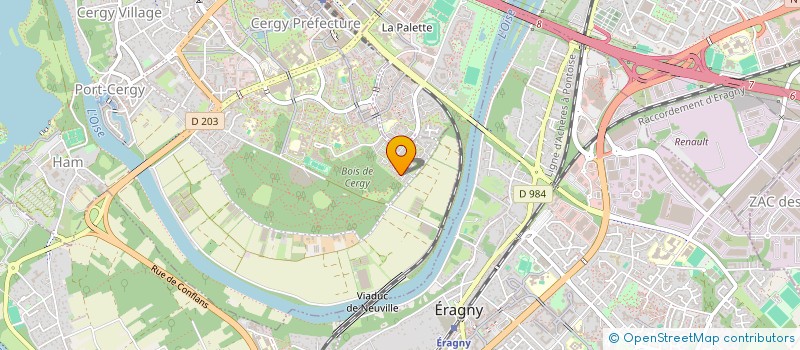 localisation de l'entreprise SWING COMPLICES  CERGY