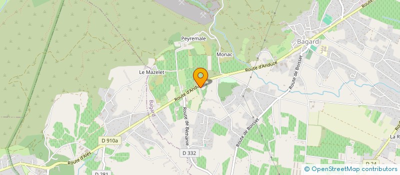 localisation de l'entreprise SWING FEERIE  BAGARD