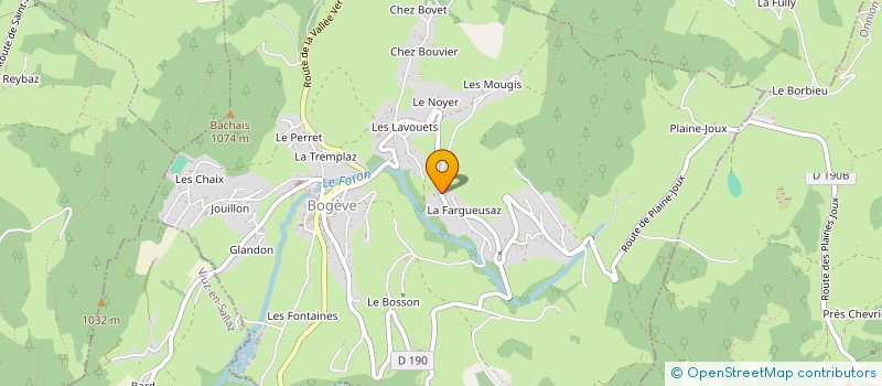 localisation de l'entreprise SWING GUM  BOGEVE