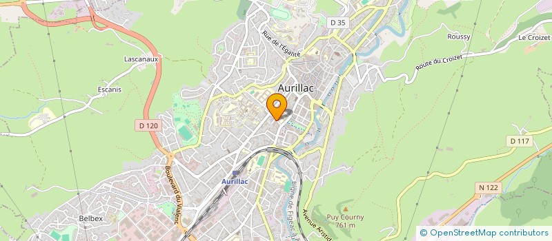 localisation de l'entreprise SWING IN'AURILLAC à AURILLAC