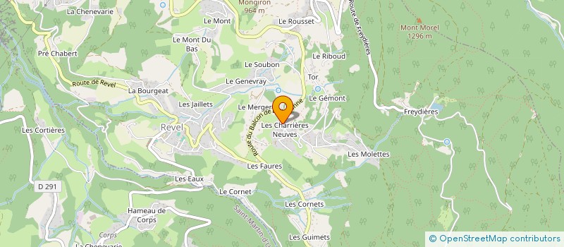 localisation de l'entreprise SWING IT !  REVEL