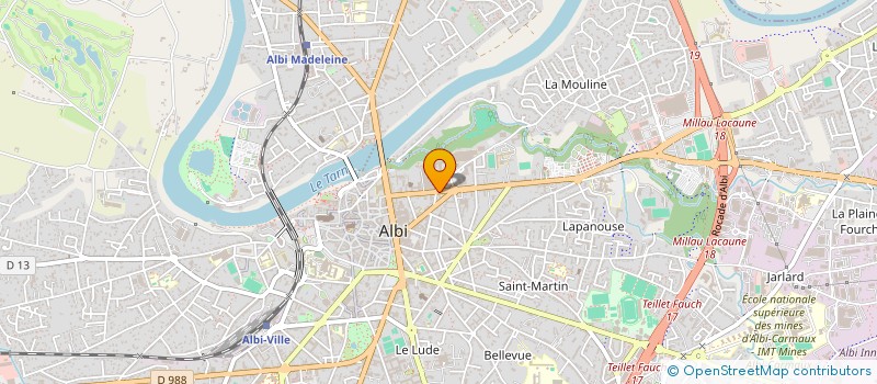 localisation de l'entreprise SWING IT UP à ALBI