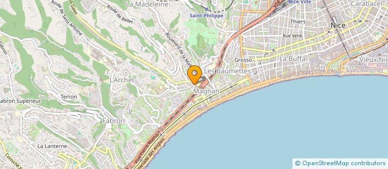 localisation de l'entreprise SWING LOISIRS ANIMATIONS à NICE