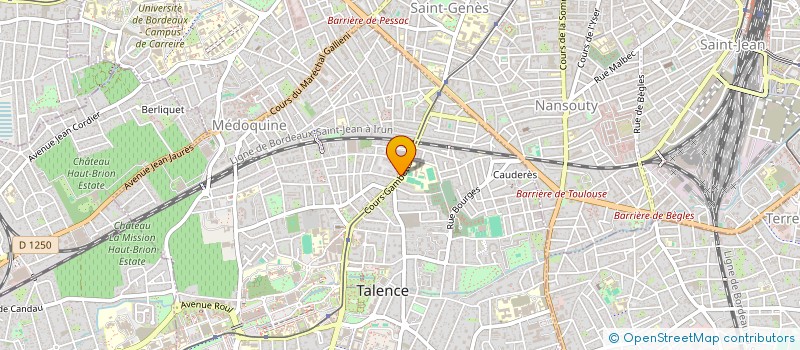 localisation de l'entreprise SWING MARINE  TALENCE