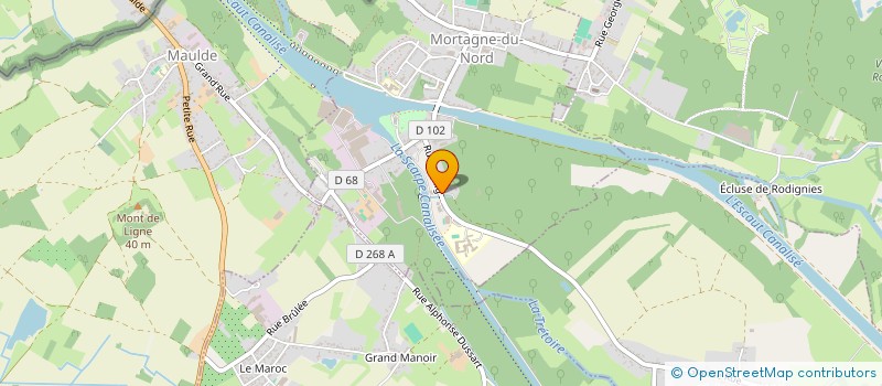 localisation de l'entreprise SWING MINOU  MORTAGNE-DU-NORD