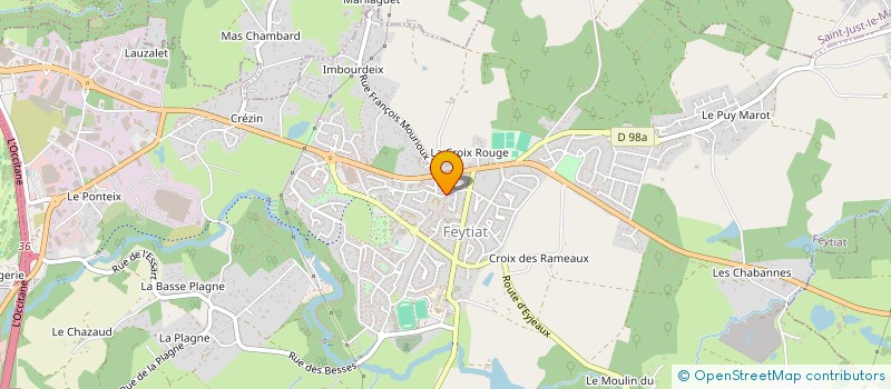 localisation de l'entreprise SWING MUSIC  FEYTIAT