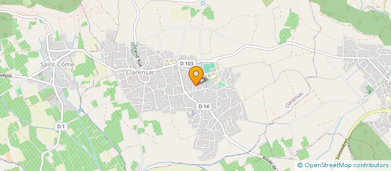 localisation de l'entreprise SWING'N ROLL  CLARENSAC