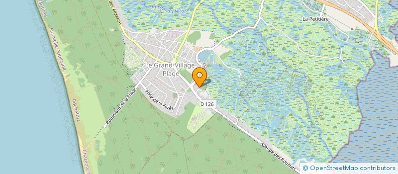 localisation de l'entreprise SWING OCEAN  LE GRAND-VILLAGE-PLAGE