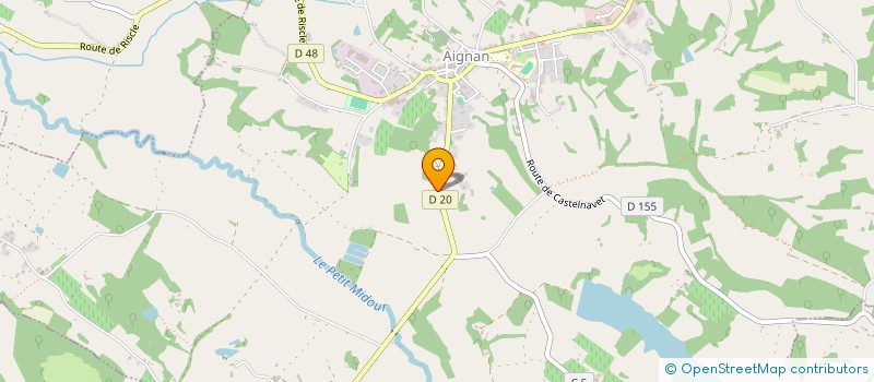 localisation de l'entreprise SWING ORANGE  AIGNAN