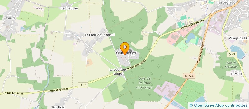 localisation de l'entreprise SWING SOFTWARE INFOR NAZAIRIENNE GESTION à HERBIGNAC