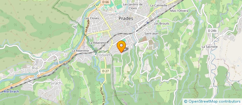 localisation de l'entreprise SWING SUD  PRADES