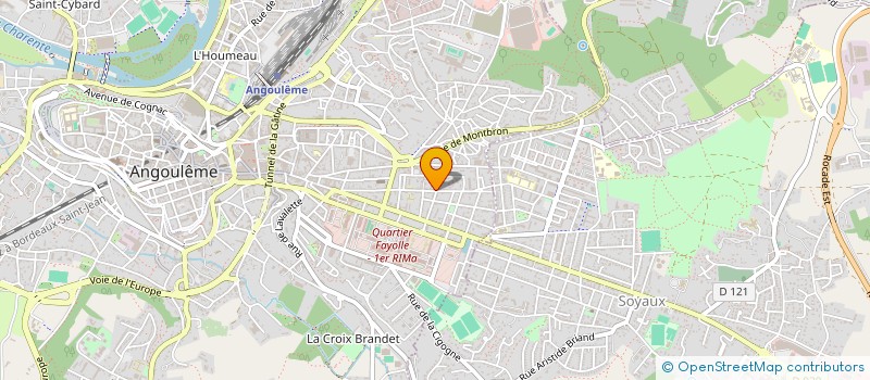 localisation de l'entreprise SWING SWING SUBMARINE à ANGOULEME