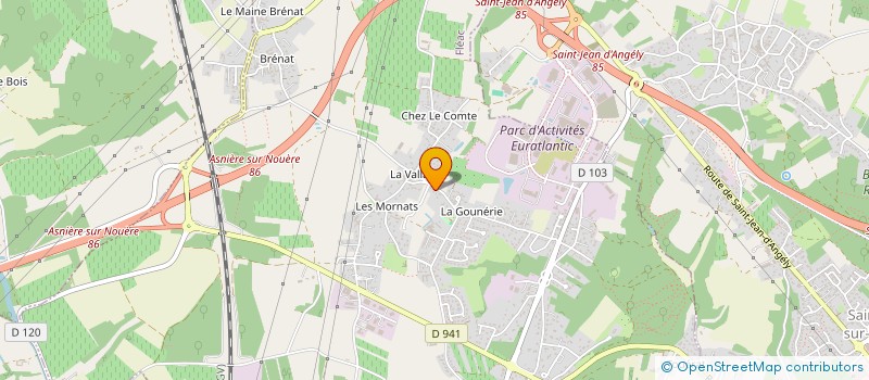 localisation de l'entreprise SWING TONIC à FLEAC