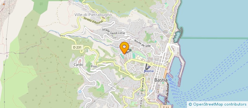 localisation de l'entreprise SWINGIN'IN CORSICA à BASTIA