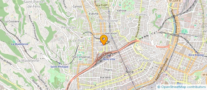 localisation de l'entreprise SWINGIN'NICE  NICE