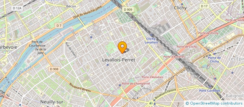localisation de l'entreprise SWINGING BOBINE à LEVALLOIS-PERRET