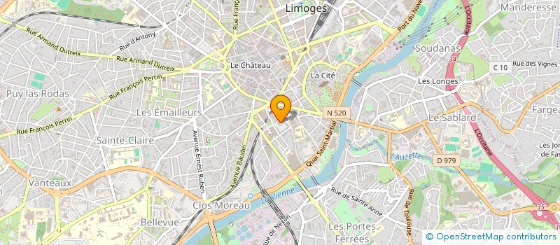 localisation de l'entreprise SWIP INVEST à LIMOGES