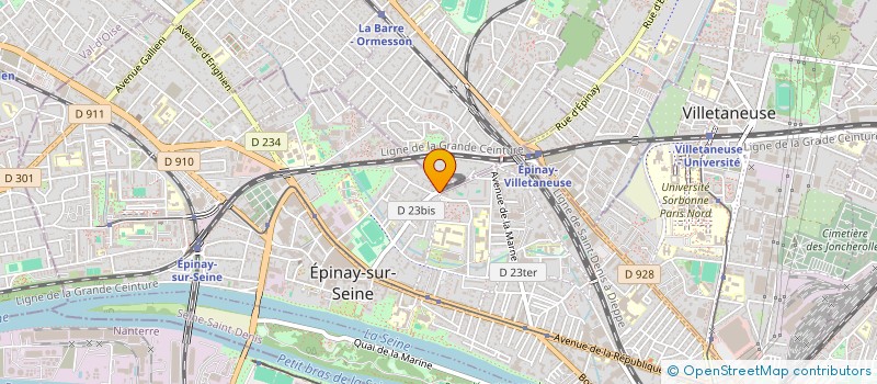 localisation de l'entreprise SWISS COM  EPINAY-SUR-SEINE
