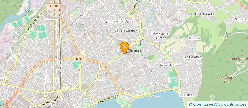 localisation de l'entreprise SWISS CUSTOMER SOLUTION  ANNECY