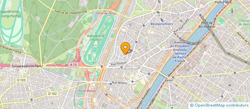 localisation de l'entreprise SWISS ELEGANCE  BOULOGNE-BILLANCOURT