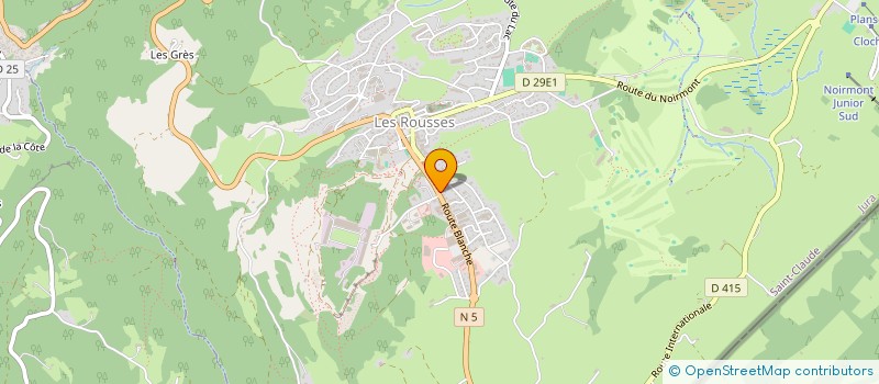 localisation de l'entreprise SWISS JURA INVEST  LES ROUSSES