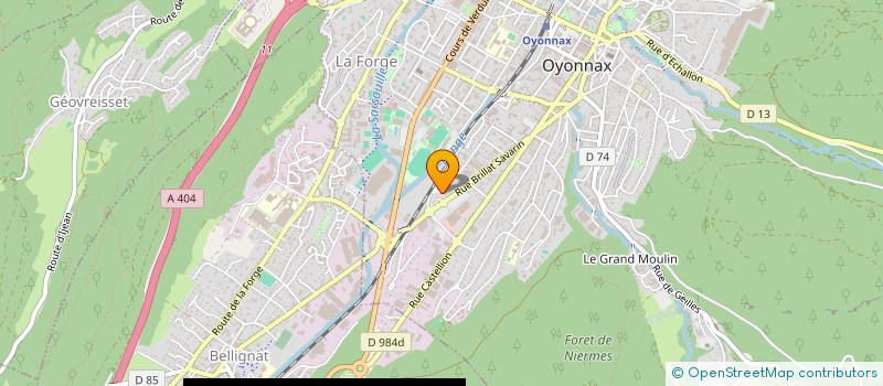 localisation de l'entreprise SWISS-WASH-TECH à OYONNAX
