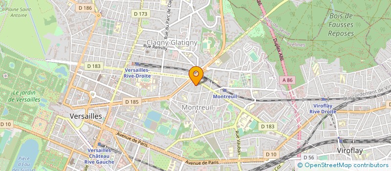 localisation de l'entreprise SWISSPHONE à VIROFLAY
