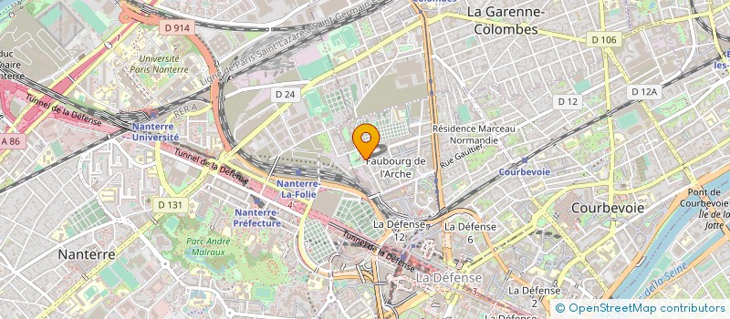 localisation de l'entreprise SWITCH EVENTS à COURBEVOIE